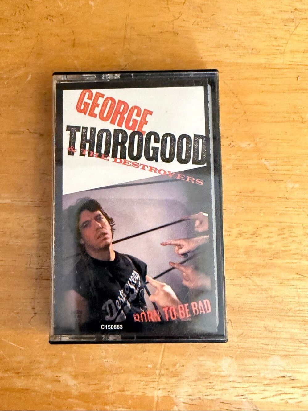 George Thorogood & The Destroyers Born to Be Bad Vintage Cassette Tape 1988 (910